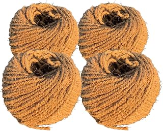 Sisal Rope Twine, 1/4 Inch x 500 Ft, 5 Rolls