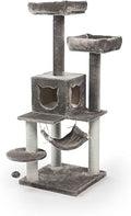 Prevue Pet Products Kitty Power Paws Party Tower Cat Tree with Hideaway Condo