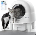 Cloud white 90L automatic self-cleaning litter box