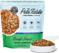 Variety pack of fresh dog food pouches in beef, chicken and turkey recipes – view 7
