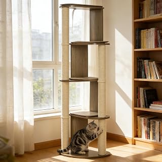Large Multilevel Corner Cat Tower