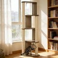 Large Multilevel Corner Cat Tower