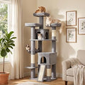 PawHut 72-Inch Cat Tree for Indoor Kittens, Dark Gray