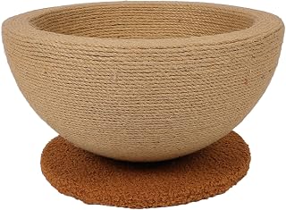 Sisal Cat Scratcher Bowl Bed, Lounge for Kittens