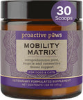 Jar of mobility powder supplement for dogs and cats with scoop – view 2