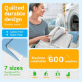 Quilted washable reusable underpad, 34 by 36 inches, with waterproof backing