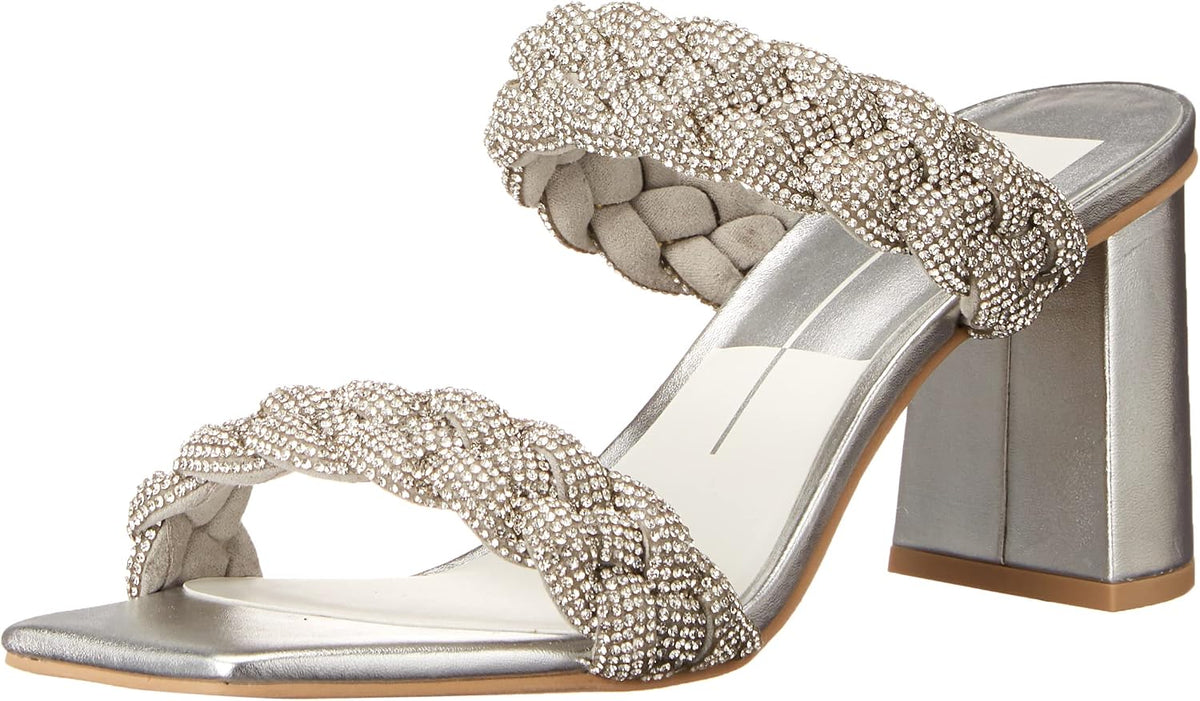 Women's fashion shoe shown in a metallic finish – view 5