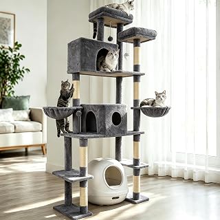 Cat Condo Tree with Scratching Post for Indoor Cats
