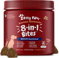 Two jars of chicken flavor chewable multivitamin bites for dogs – view 2
