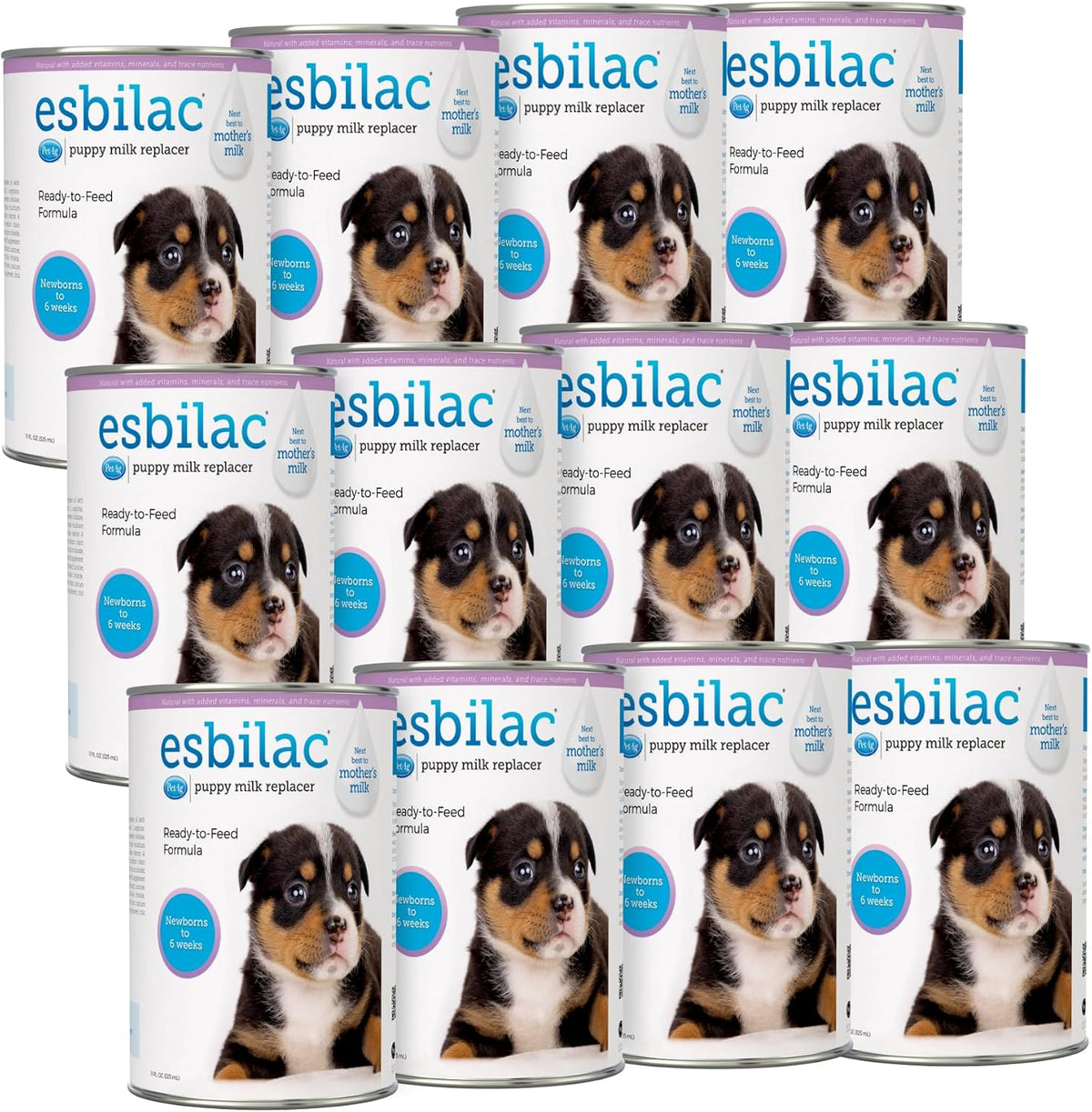 Case of 11 oz liquid puppy milk replacer cans