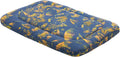Deep green foldable outdoor dog bed with microsuede top and carry handle