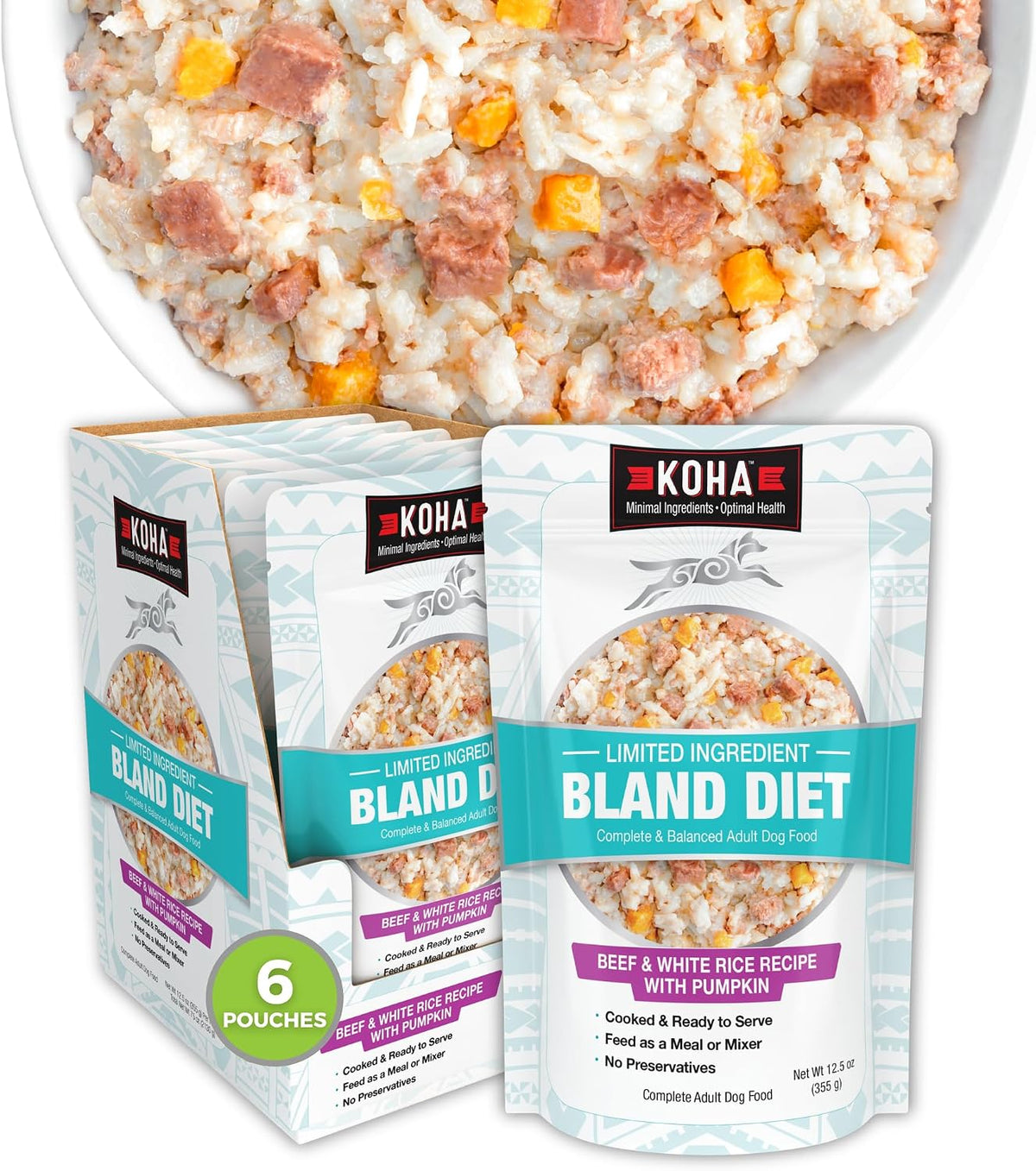 Containers of chicken and rice bland diet dog food – view 4