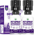 Two motion-activated cat deterrent spray units