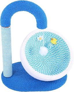 Cat Scratcher Lounge Bed with Sisal Rope and Bowl Design