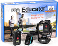 Black remote dog training collar with compact fob remote