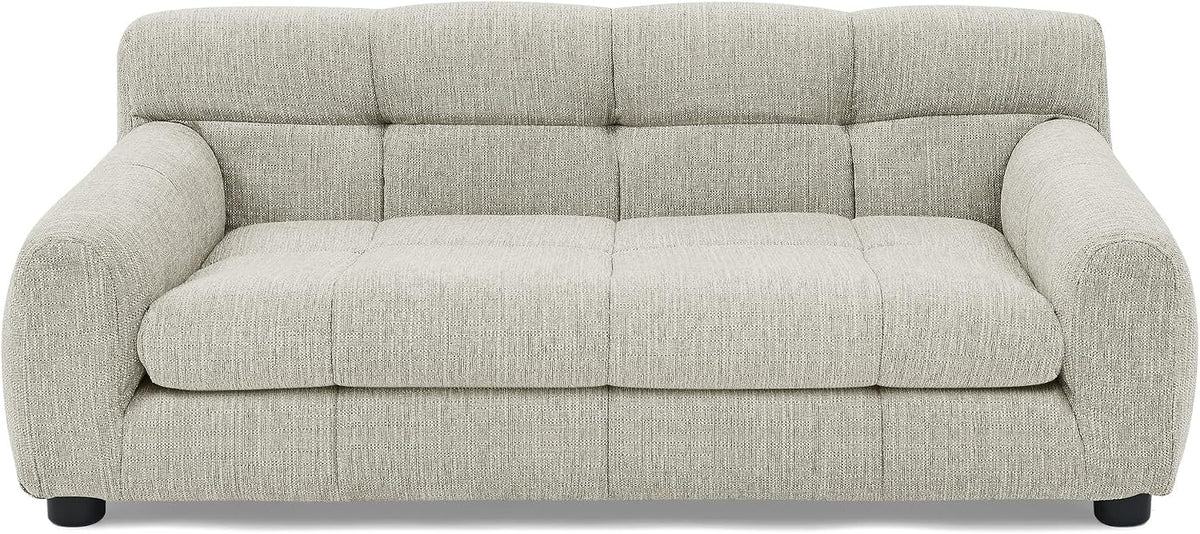Dark gray velvet pet sofa with wooden legs and a bentwood back – view 21