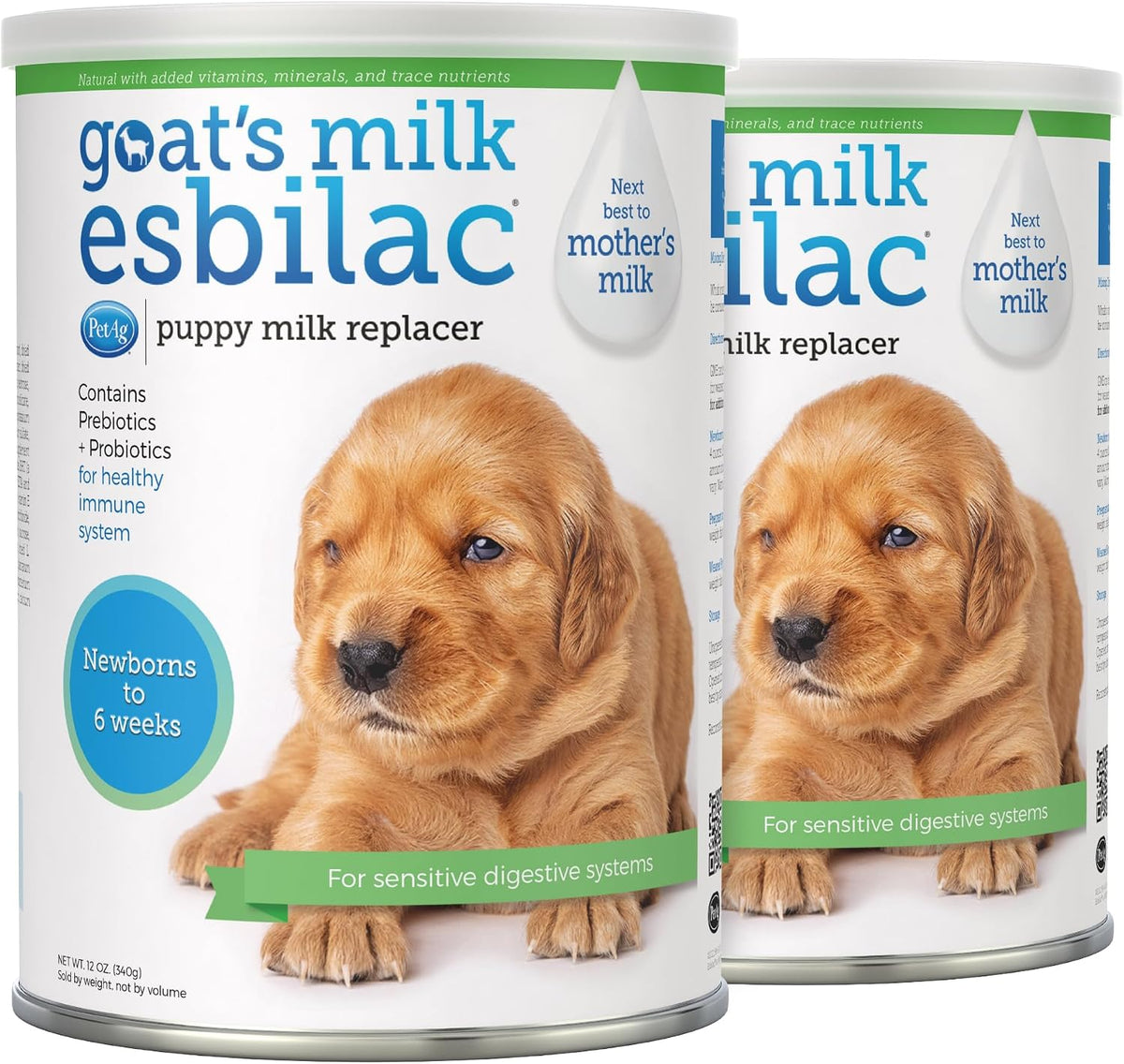 Four 12 oz cans of goat milk powdered puppy formula – view 2