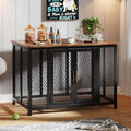 48 inch wooden dog crate furniture with top access door