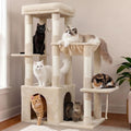 Smoky gray 71 inch cat tower with hammocks and condo – view 7