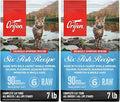 ORIJEN Six Fish Cat Food, 7 lb, Pack of 2