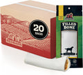 Large beef femur bone dog chew filled with peanut butter – view 2