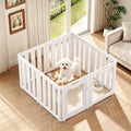 White-trimmed clear acrylic 24 inch dog playpen enclosure – view 2