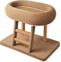 Cat Scratching Post with Climb, Burlap, Simple Style, No Ball