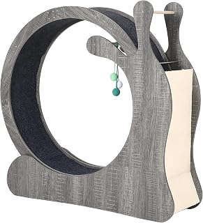 45 Inch Wooden Cat Exercise Wheel for Indoor Cats