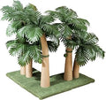 Palm Tree Cat Scratching Post with 13 Interactive Balls, Natural Sisal Rope, Multi-Combinable, 2 x Style C and Style A