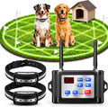 Wireless dog fence transmitter with rechargeable training collar