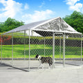 10 by 10 foot outdoor dog kennel with waterproof roof cover