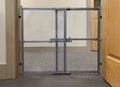 Clear plexi freestanding small animal gate, 24 inches tall