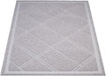 Amazon Basics Less-Mess Litter Trapping Cat Litter Box Mat, 24 x 35 Inches, Grey, Pack of 10