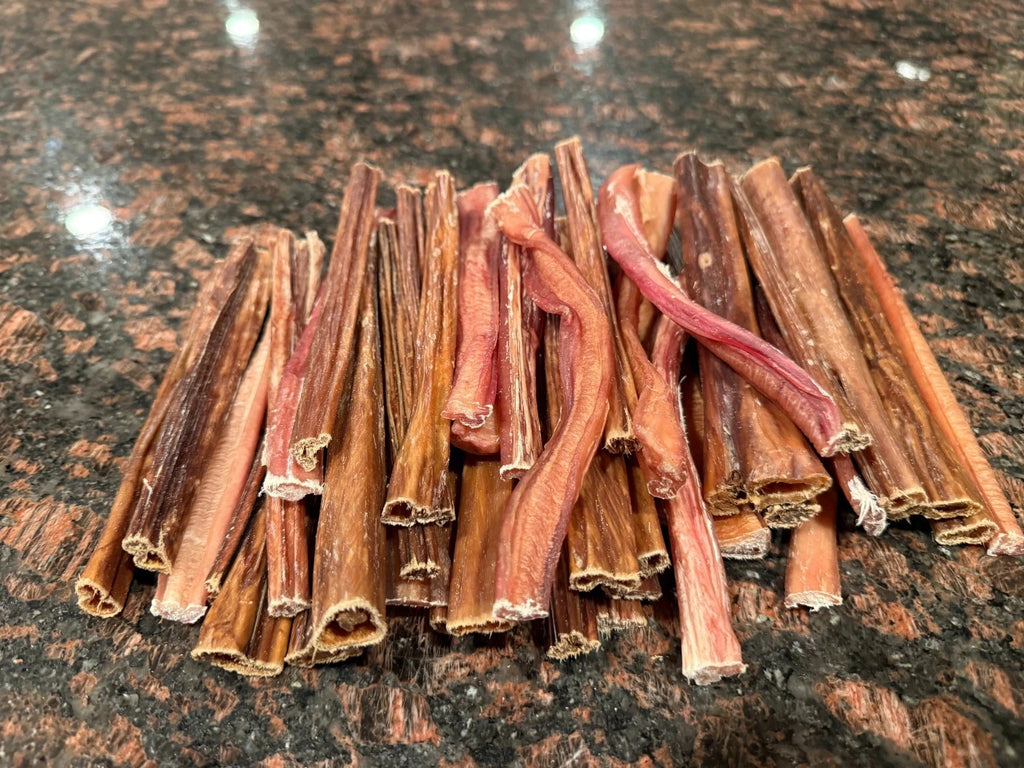 Bully Sticks 6" for Dogs 100% Natural Beef Dog Chews & Treats Long Lasting