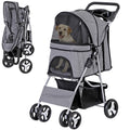 Pet Stroller for Medium Small Dogs Foldable 4 Wheels Dog Strollers Lightweight