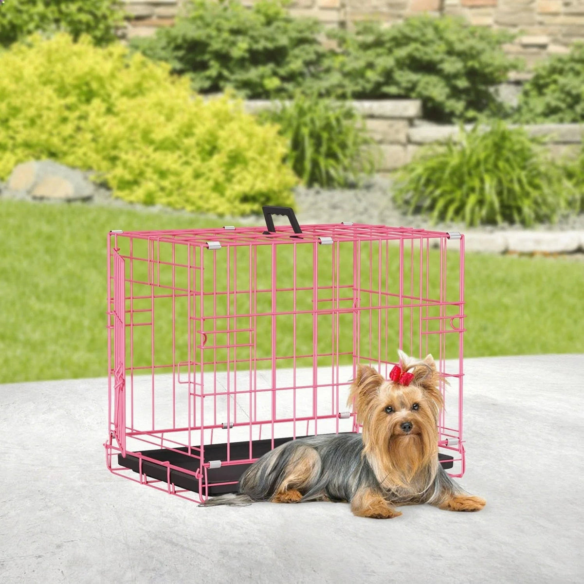 18,24,30,36,42,48 Inch Dog Crates for Large Dogs Folding Mental Wire Dog Kennels