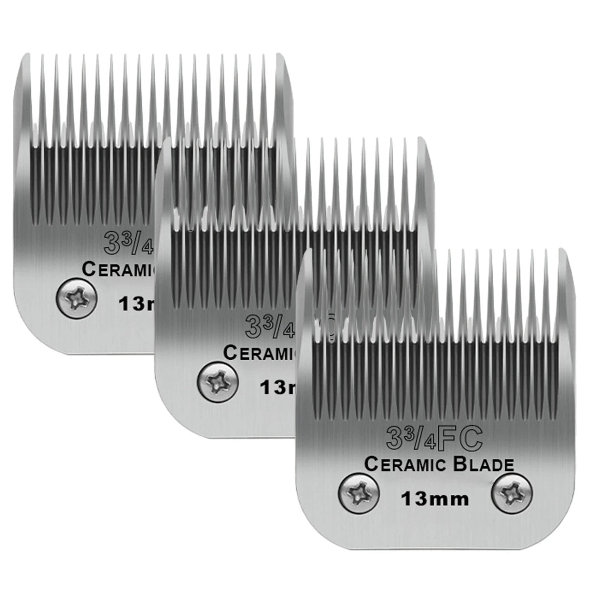 Detachable Pet Dog Grooming Ceramic Blades for Andis Oster Wahl KM10 Series