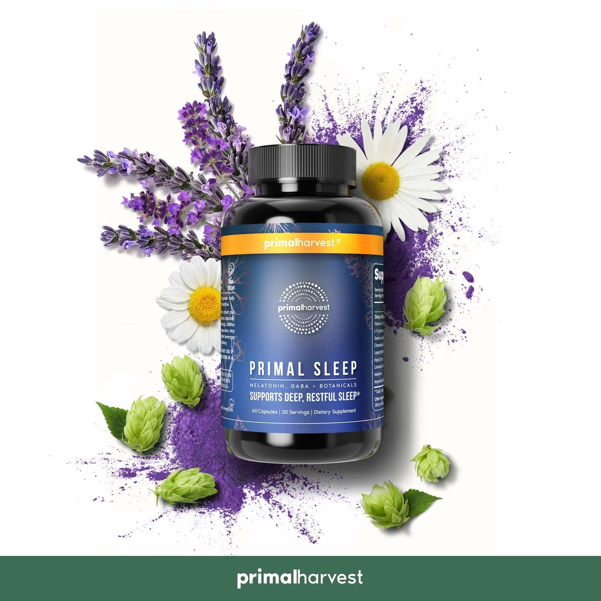 Primal Harvest Primal Sleep 2 Pack 120 Capsules Melatonin 3mg