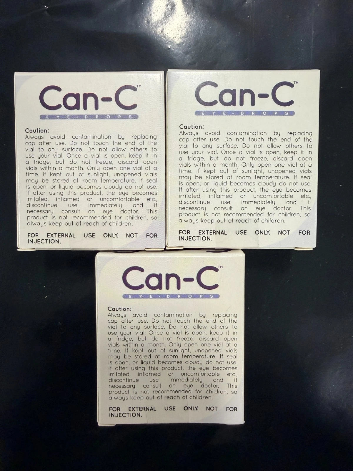 Pack of 3 Can-C Eye Drops New and Latest products (EXP. Date : 10/2027 )