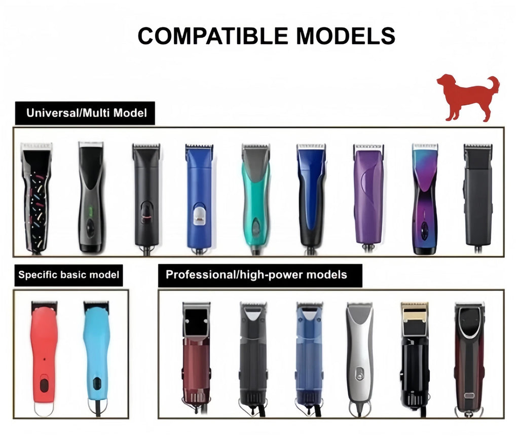Detachable Pet Dog Grooming Ceramic Blades for Andis Oster Wahl KM10 Series