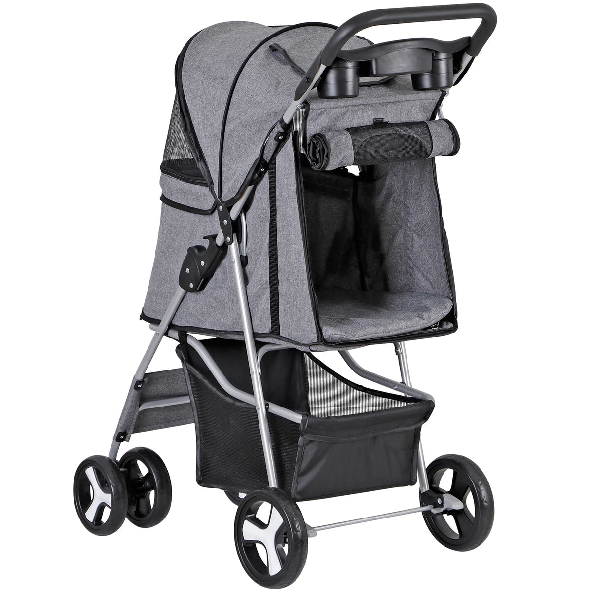 Pet Stroller for Medium Small Dogs Foldable 4 Wheels Dog Strollers Lightweight