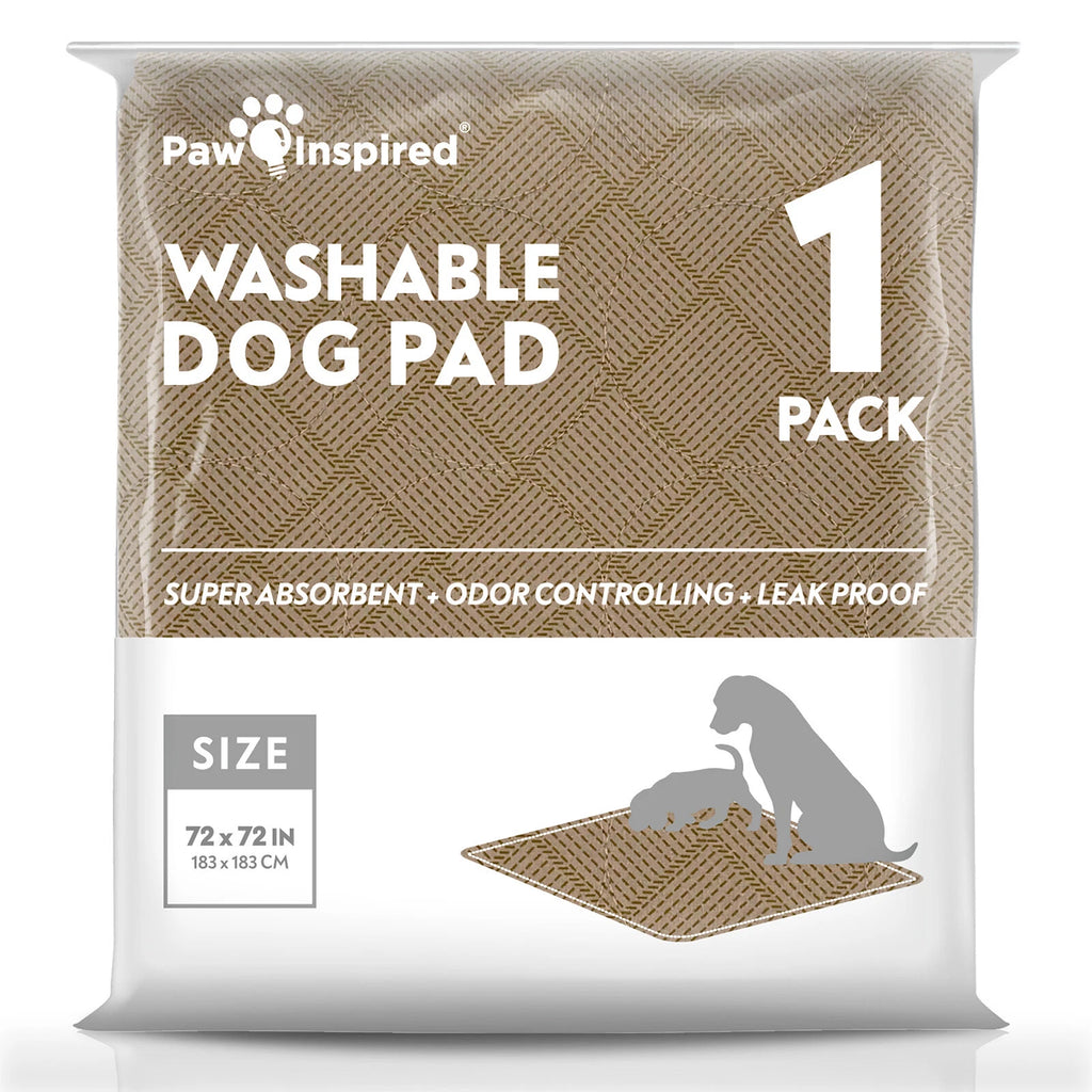Paw Inspired Washable Dog Pads, Reusable Puppy Pee Wee Training Pads Extra Large