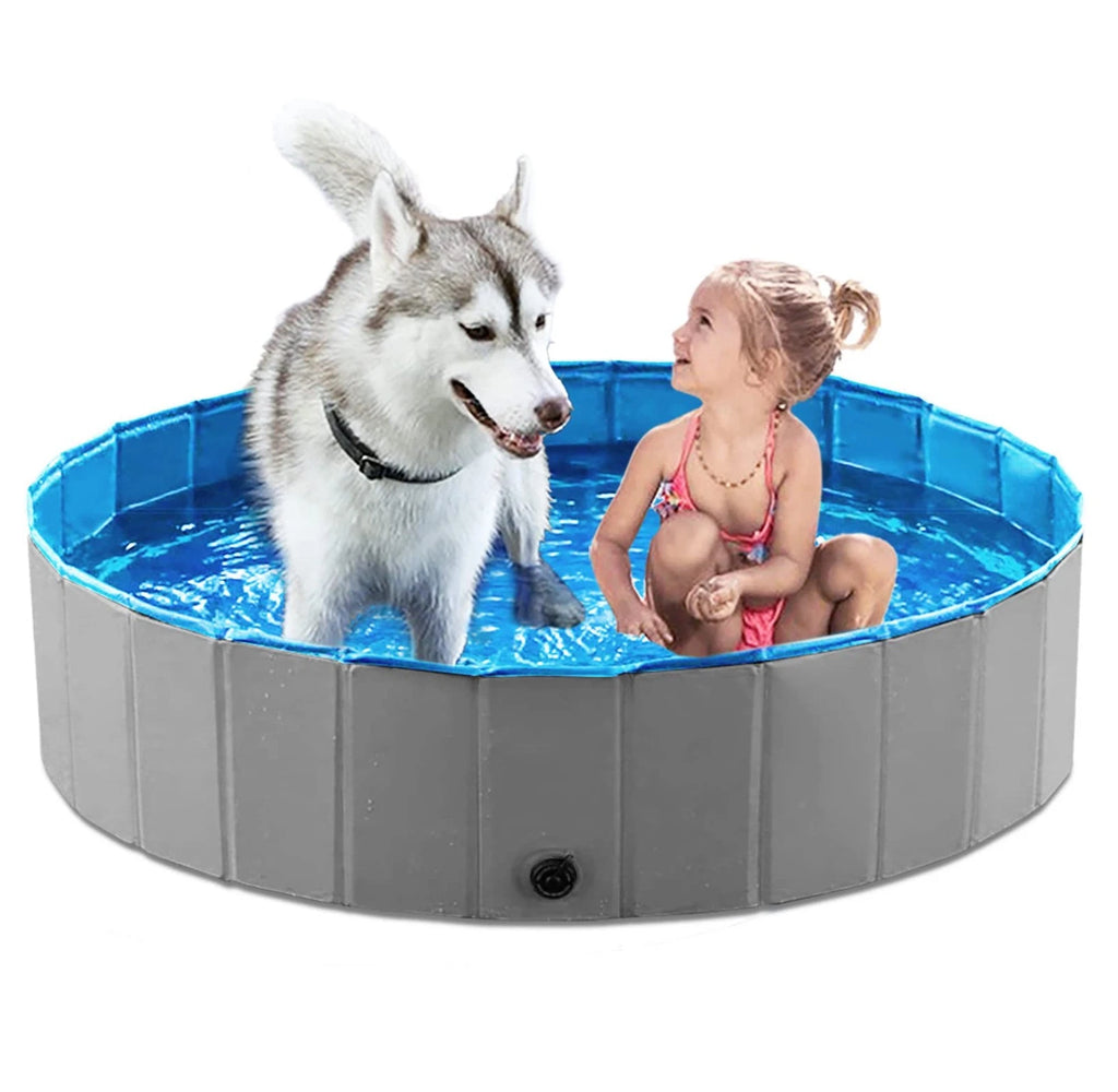 Jasonwell Foldable Dog Pet Bath Pool Collapsible Dog Pet Pool Bathing Tub Kiddie