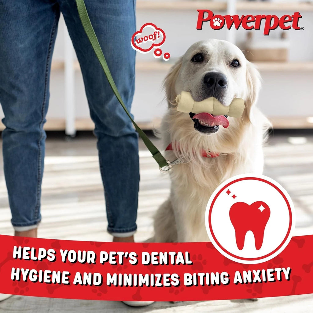 Powerpet: Beef Cheek Rolls 8-10" BULK Natural Dog Chews- Improve Dental Hygiene
