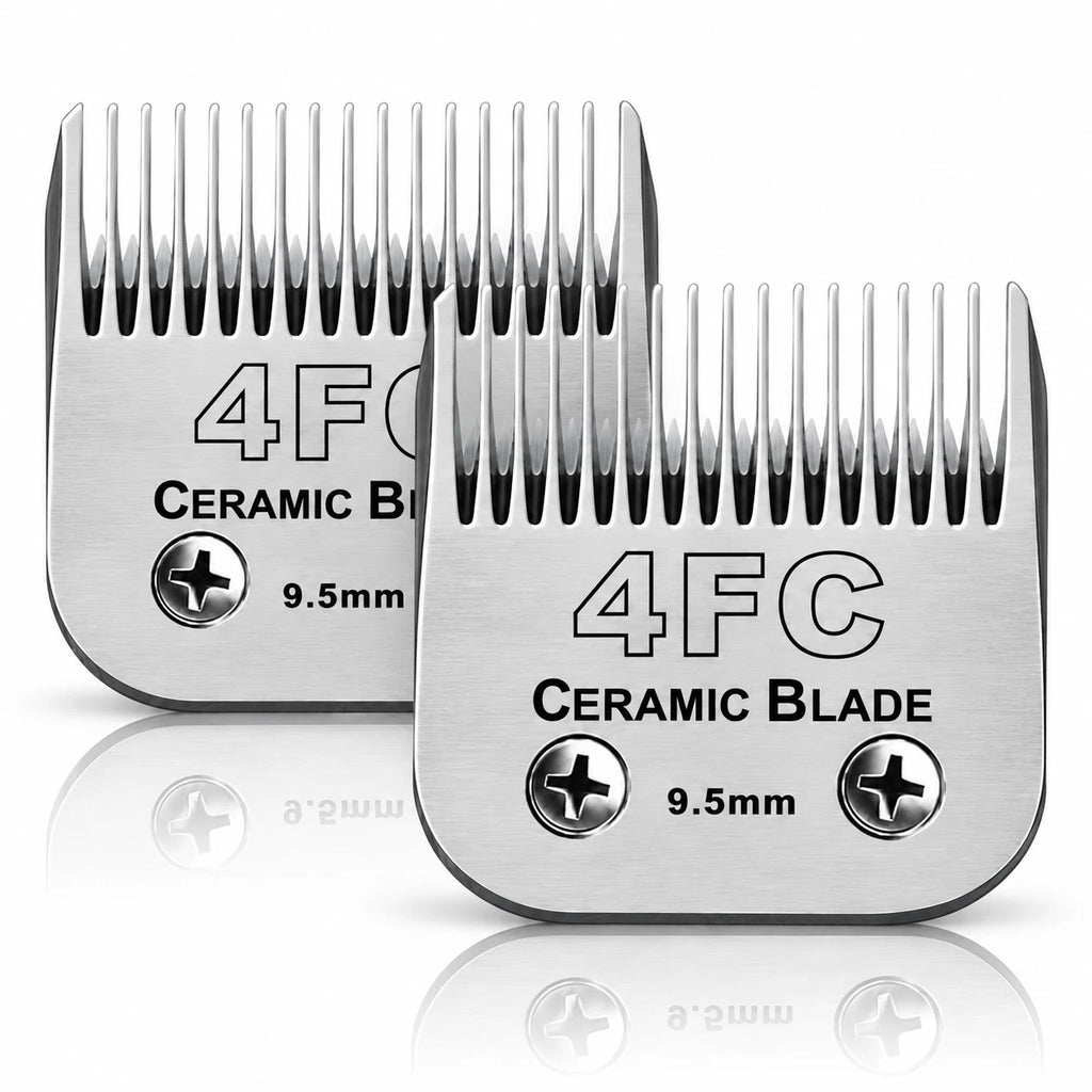 Detachable Pet Dog Grooming Ceramic Blades for Andis Oster Wahl KM10 Series