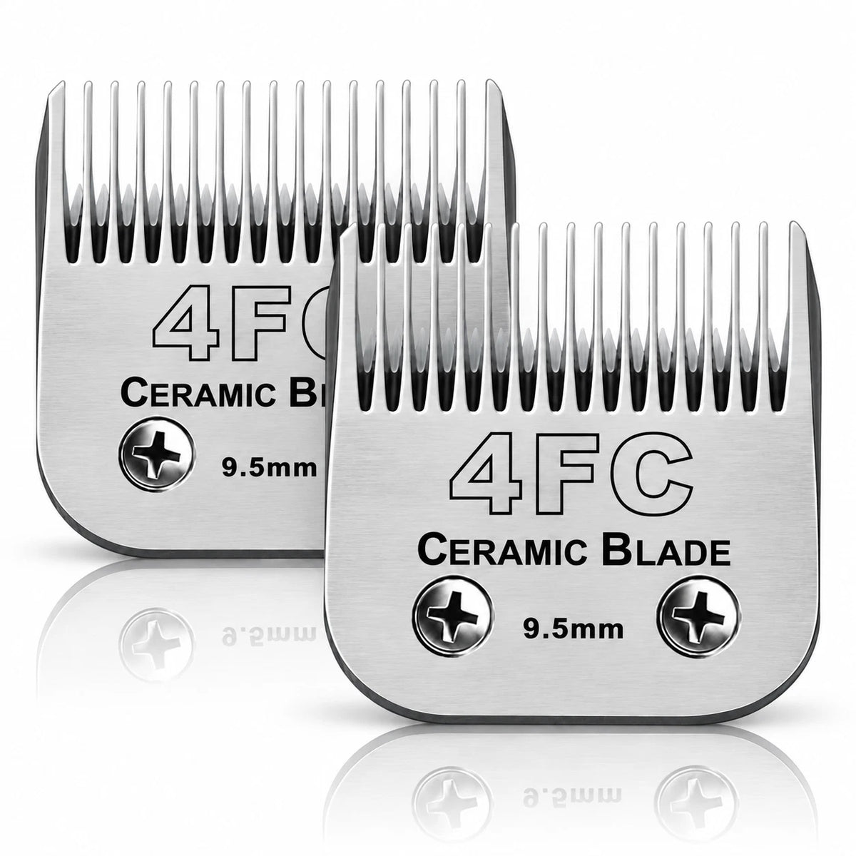Detachable Pet Dog Grooming Ceramic Blades for Andis Oster Wahl KM10 Series