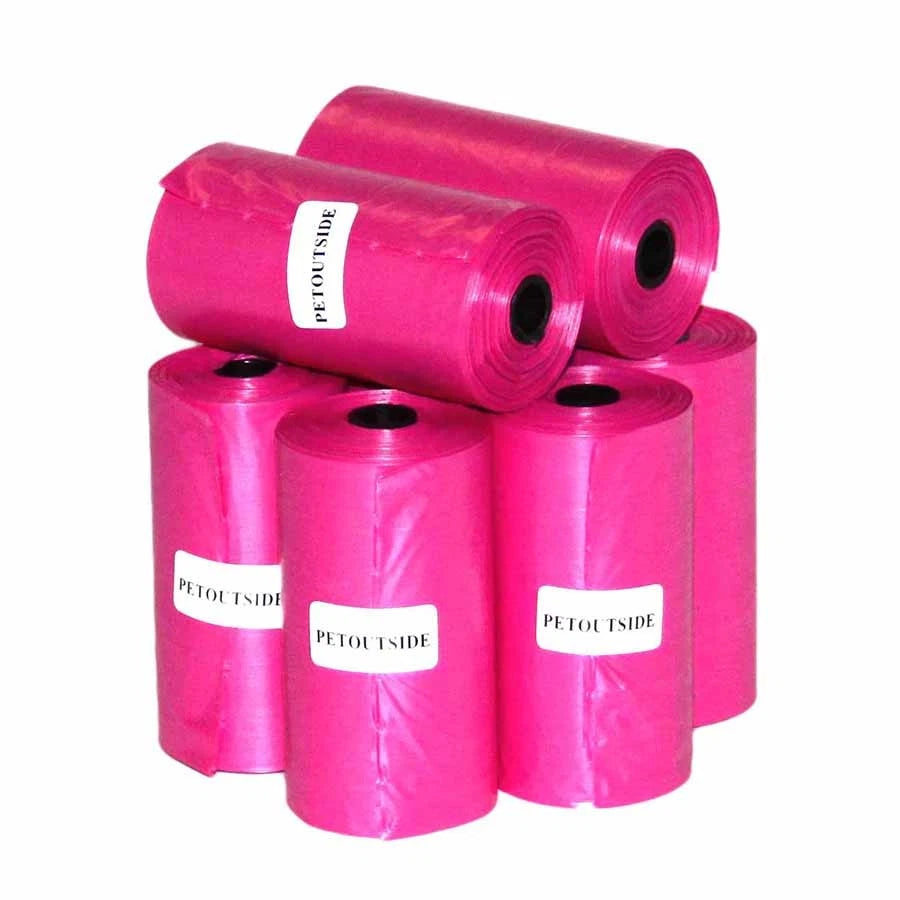 DOG PET WASTE POOP BAGS UNSCENTED REFILL ROLLS Pick Up Your Color & Quantity