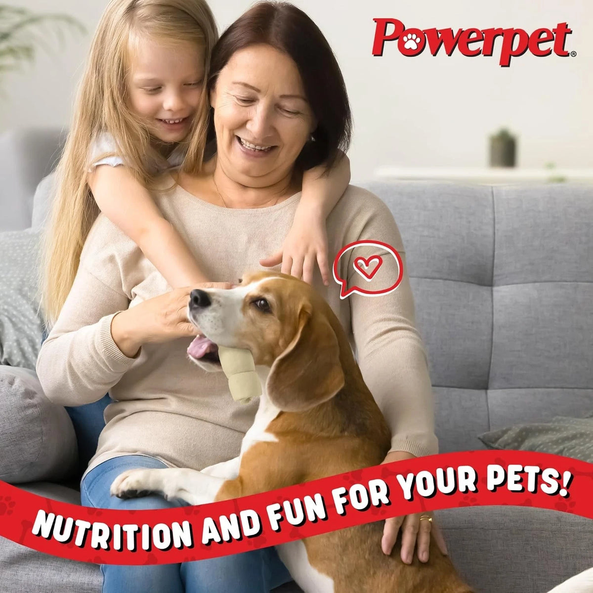 Powerpet: Beef Cheek Rolls 8-10" BULK Natural Dog Chews- Improve Dental Hygiene