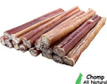 6" inch BULLY STICKS Natural Dog Treats Chews USDA & FDA Approved, By Chomp