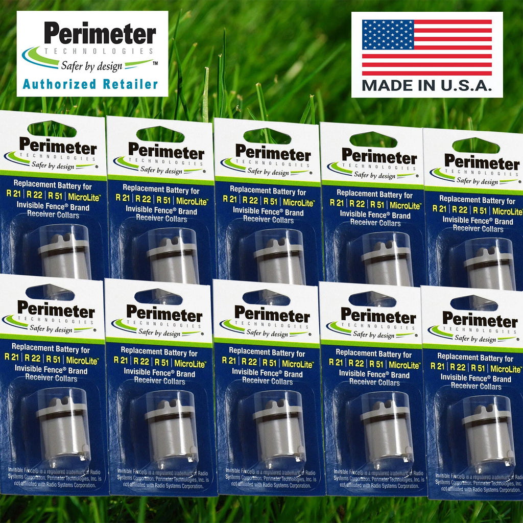 Perimeter IFA-001 Dog Collar Batteries For Invisible Fence R21 R22 R51 Microlite